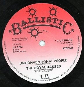 The Royal Rasses : Unconventional People (12", Single)