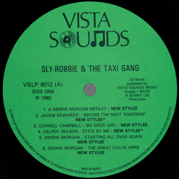 Sly & Robbie + The Taxi Gang Versus Purpleman : Sly-Robbie + The Taxi Gang V Purpleman + Friends (LP, Album)