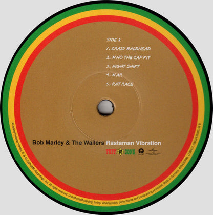 Bob Marley & The Wailers : Rastaman Vibration (LP, Album, Ltd, RE, RM, Gat)