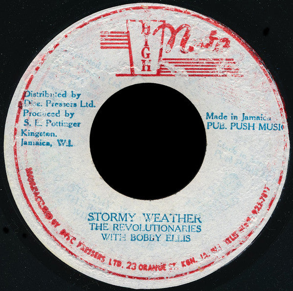 The Revolutionaries With Bobby Ellis : Stormy Weather (7")