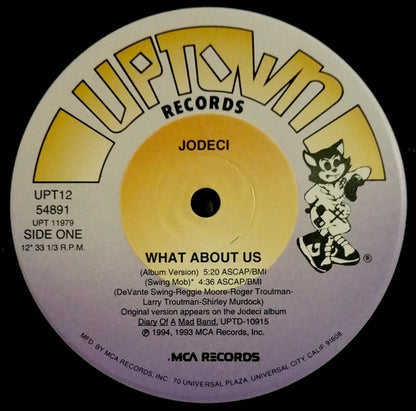 Jodeci : What About Us (12", Single)