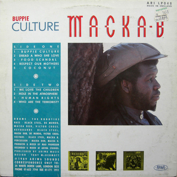 Macka B : Buppie Culture (LP, Album)