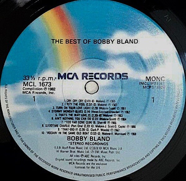 Bobby Bland : The Best Of Bobby Bland (LP, Comp)