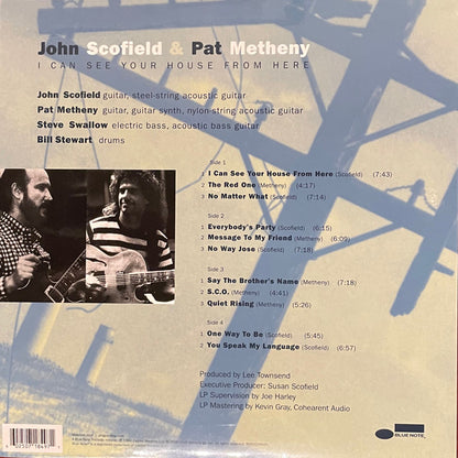 John Scofield & Pat Metheny : I Can See Your House From Here (2xLP, Album, RE, 180)