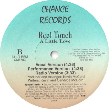 Candyce McCord / Reel Touch : A Good Thang / A Little Love (12")