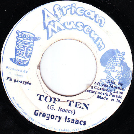 Gregory Isaacs / The Roots Radics : Top Ten / Chart (7")