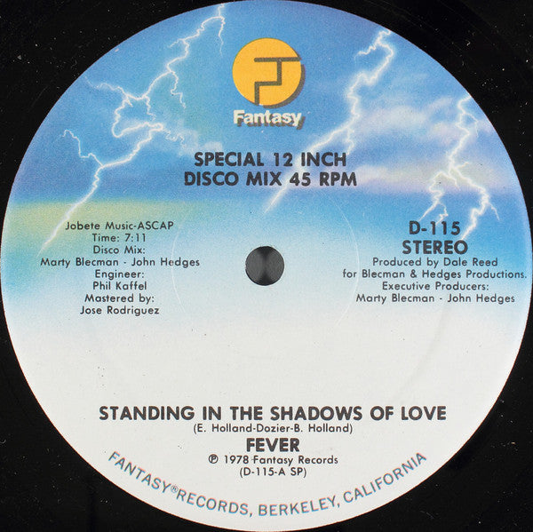 Fever (3) : Standing In The Shadows Of Love (12")