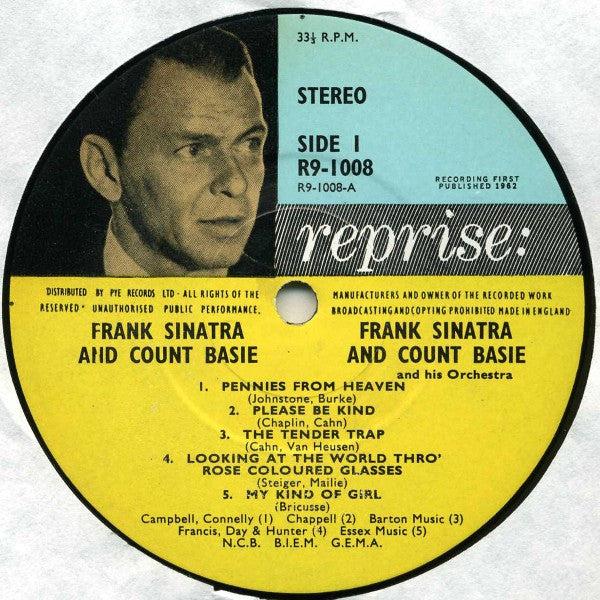 Sinatra* - Basie* : Sinatra - Basie: An Historic Musical First (LP, Album)