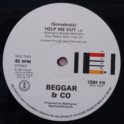 Light Of The World / Beggar & Co* : London Town '85 / (Somebody) Help Me Out (12", Single)