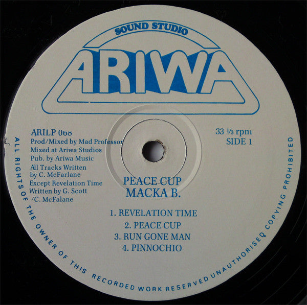 Macka B : Peace Cup (LP, Album)