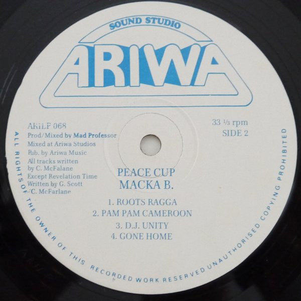 Macka B : Peace Cup (LP, Album)