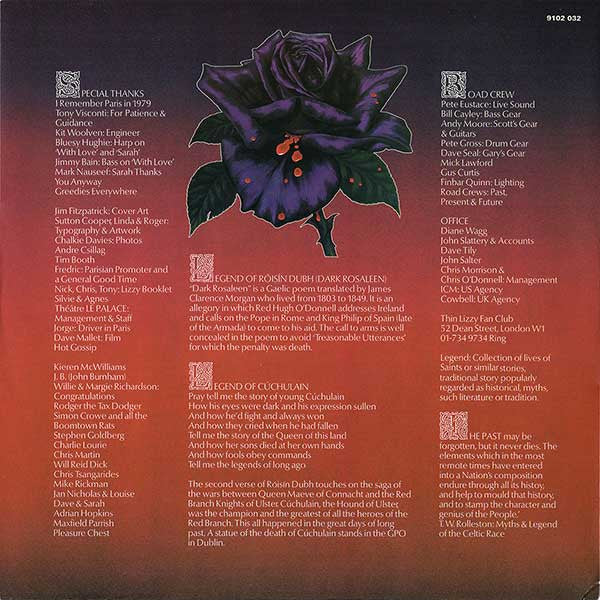 Thin Lizzy : Black Rose (A Rock Legend) (LP, Album)