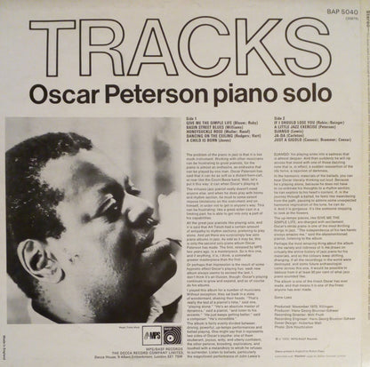 Oscar Peterson : Tracks (LP, Album)