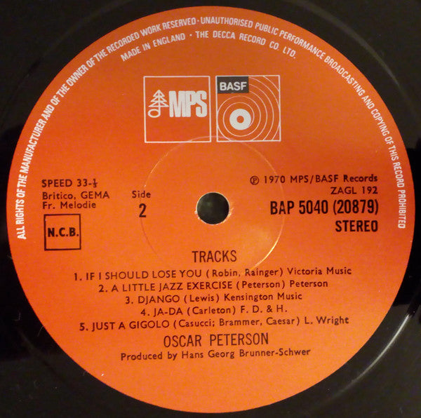 Oscar Peterson : Tracks (LP, Album)