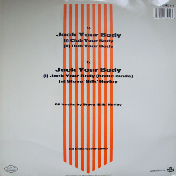 Steve "Silk" Hurley : Jack Your Body (12", Single)