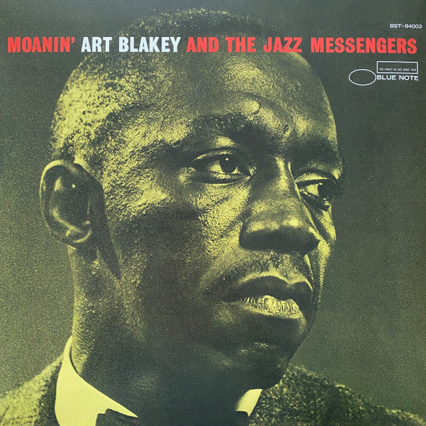 Art Blakey & The Jazz Messengers : Moanin' (LP, Album, RE, 180)