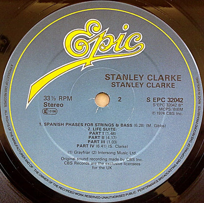 Stanley Clarke : Stanley Clarke (LP, Album, RE)