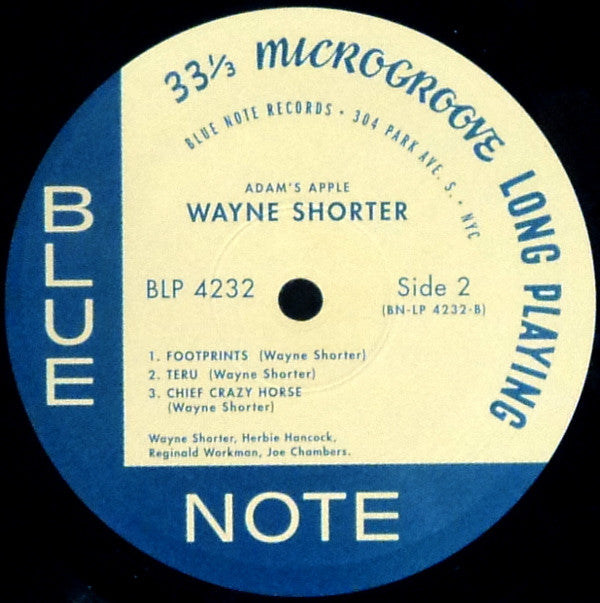 Wayne Shorter : Adam's Apple (LP, Album, RE, Sco)