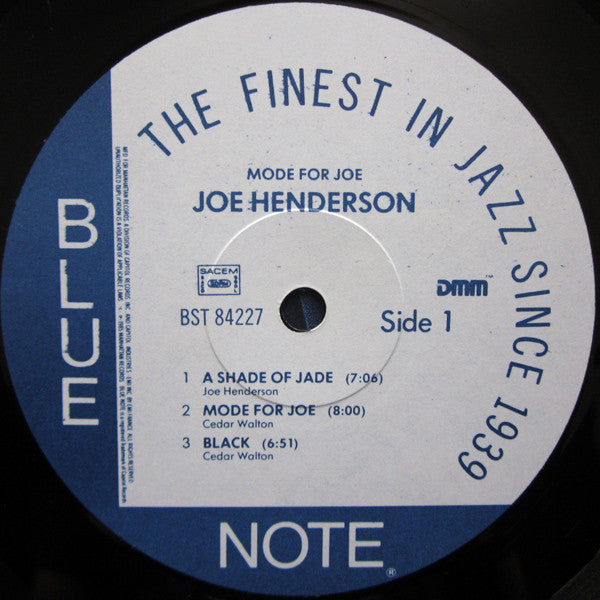 Joe Henderson : Mode For Joe (LP, Album, RE, RM, DMM)