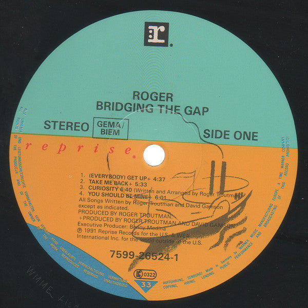 Roger Troutman : Bridging The Gap (LP, Album)