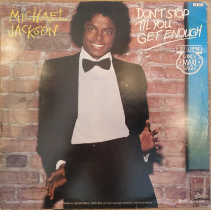 Michael Jackson : Don't Stop 'Til You Get Enough / I Can't Help It (12", Single)