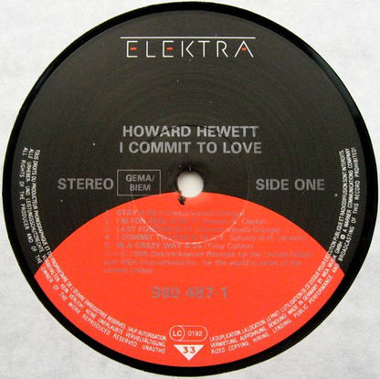 Howard Hewett : I Commit To Love (LP, Album)