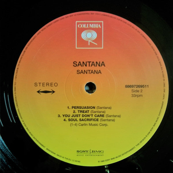 Santana : Santana (LP, Album, RE, 180)