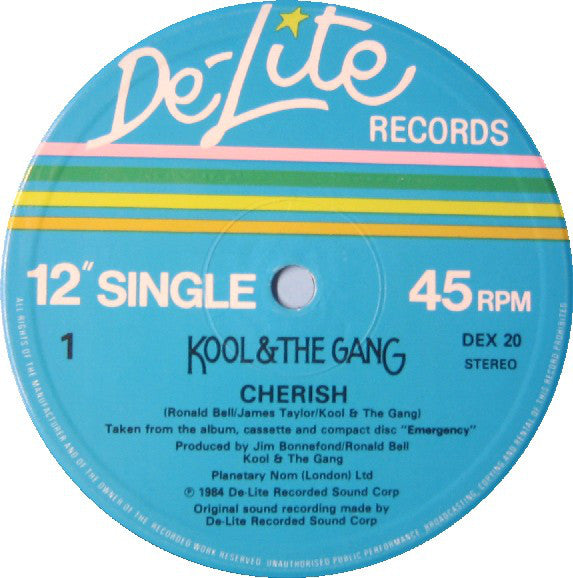 Kool & The Gang : Cherish (12", Single)