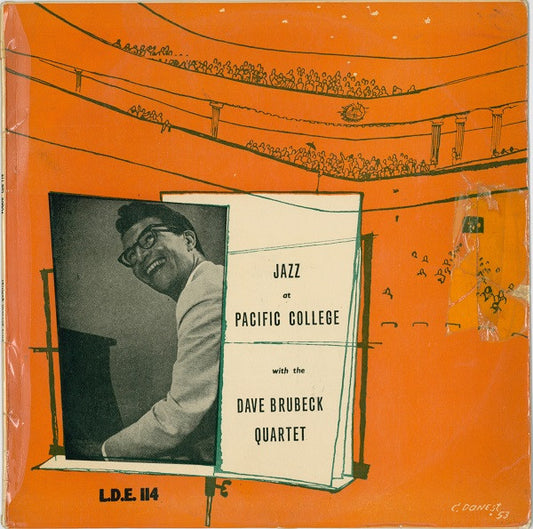 The Dave Brubeck Quartet : Jazz At Pacific College (10", Album, Mono)