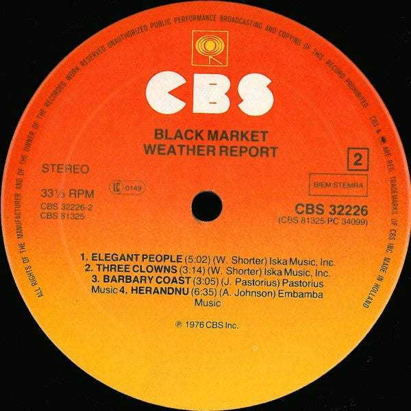 Weather Report : Black Market (LP, Album, RE)