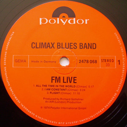 Climax Blues Band : FM/Live (2xLP, Album)