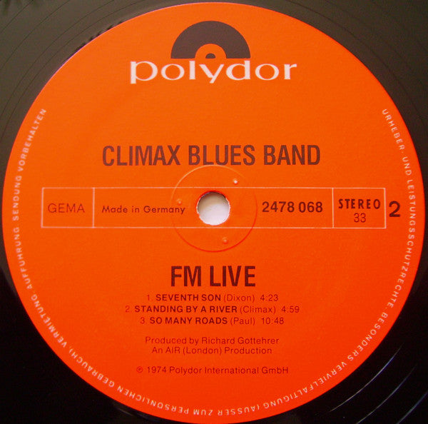 Climax Blues Band : FM/Live (2xLP, Album)