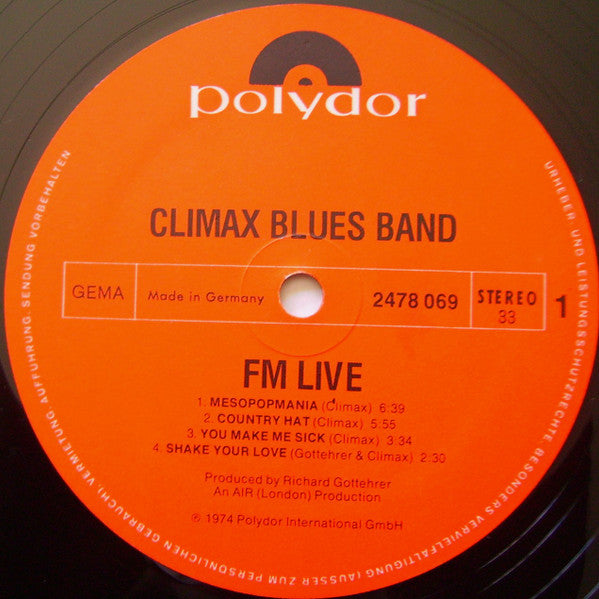 Climax Blues Band : FM/Live (2xLP, Album)