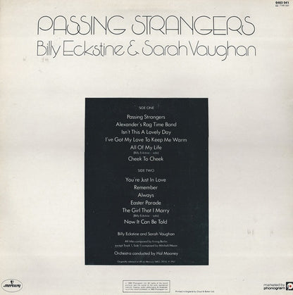 Billy Eckstine & Sarah Vaughan : Passing Strangers (LP, Album, RE)