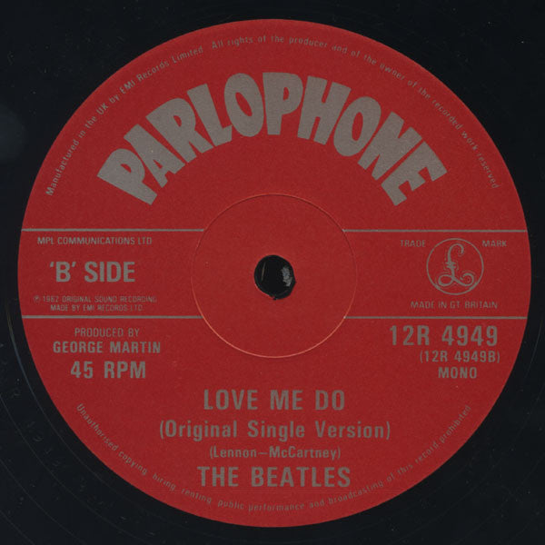 The Beatles : Love Me Do (12", Mono)