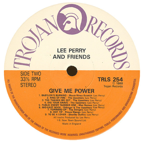 Lee Perry & Friends : Give Me Power (LP, Comp)