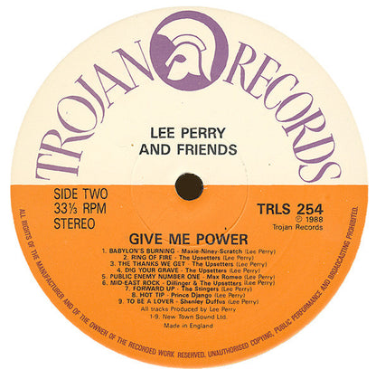 Lee Perry & Friends : Give Me Power (LP, Comp)