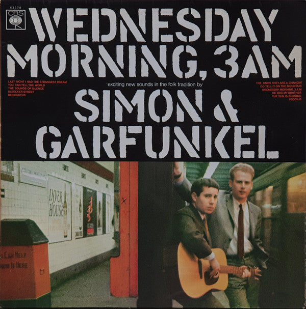 Simon & Garfunkel : Wednesday Morning, 3 A.M. (LP, Album, RE)