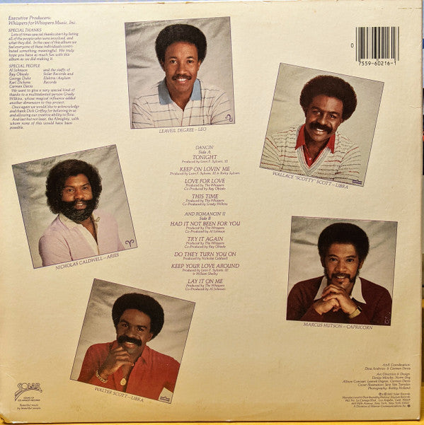 The Whispers : Love For Love (LP, Album, SP)