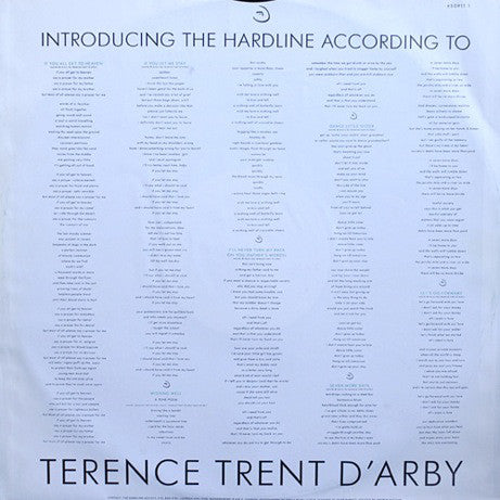 Terence Trent D'Arby : Introducing The Hardline According To Terence Trent D'Arby (LP, Album, Tim)