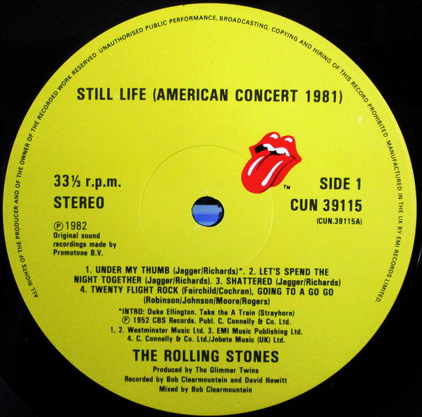 The Rolling Stones : Still Life (American Concert 1981) (LP, Album, Gat)