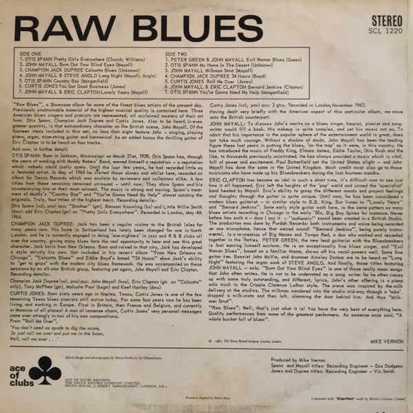 Various : Raw Blues (LP)