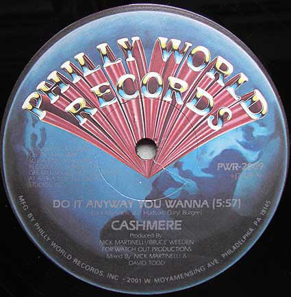 Cashmere (2) : Do It Anyway You Wanna (12")