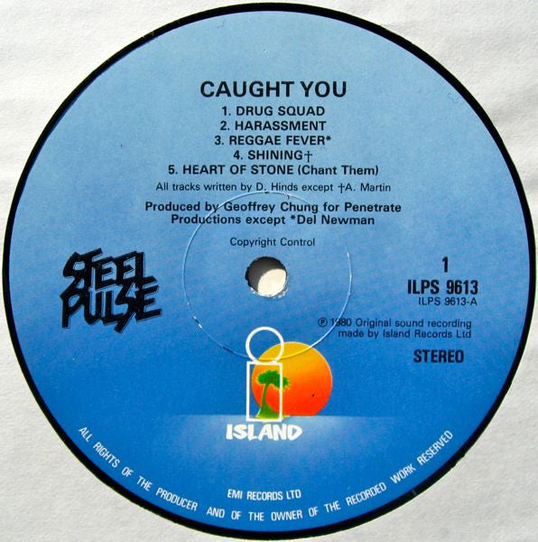 Steel Pulse : Caught You (LP, Album)