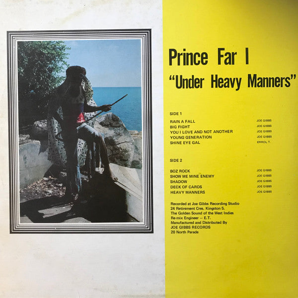 Prince Far I : Under Heavy Manners (LP, Album)