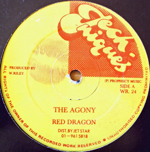 Red Dragon / Flourgon & Sanchez : The Agony / Dungle Lover (12")