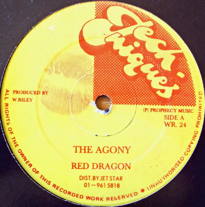 Red Dragon / Flourgon & Sanchez : The Agony / Dungle Lover (12")