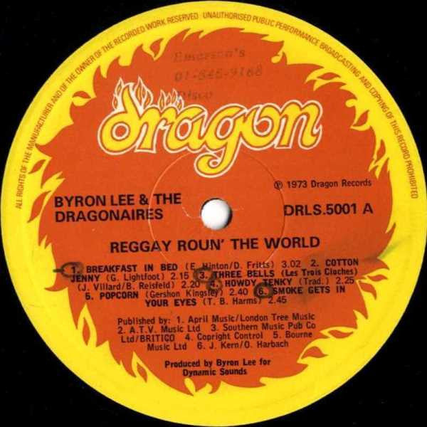 Byron Lee And The Dragonaires : Reggae Round The World (LP)