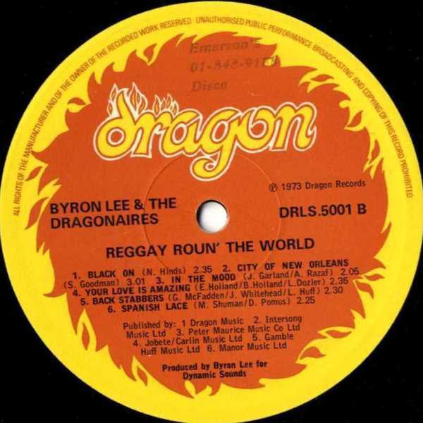 Byron Lee And The Dragonaires : Reggae Round The World (LP)