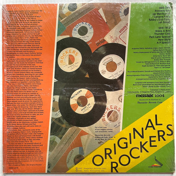 Augustus Pablo : Original Rockers (LP, Album, RE)